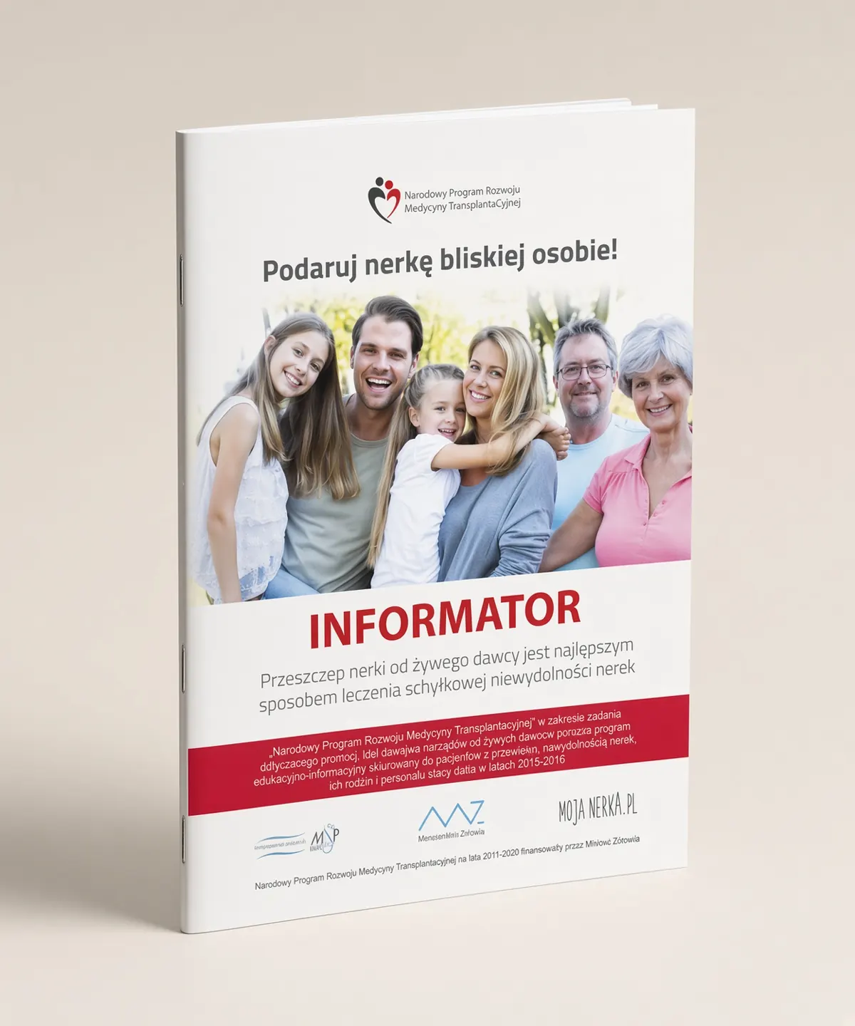 Informator Podaruj nerkę bliskiej osobie
