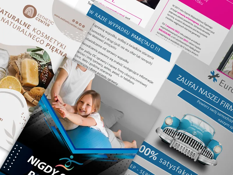 Tauron, EuroAmiwal — ulotki i foldery promocyjne